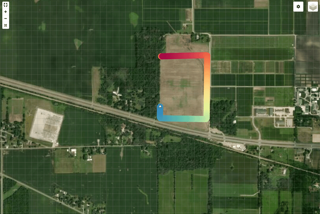 GPS position while scanning